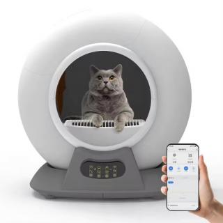 Litiera automata smart ALTY pentru pisici, auto-curatare, sterilizare, aplicatie mobila, 9L