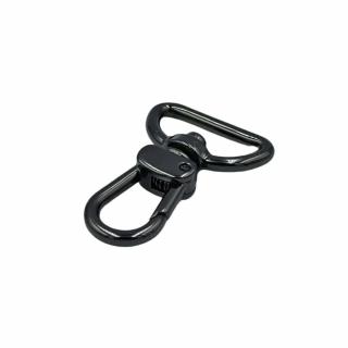 Carabina premium 24mm, negru lucios