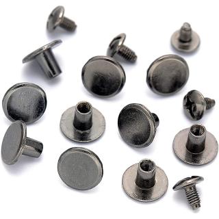 Nituri metalice cu surub, negru, 6mm (5214)