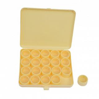 Set 20 cutiute plastic compartimentate, 30X18mm