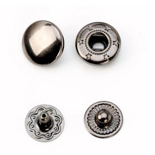 Set 50 capse negre 12.5mm