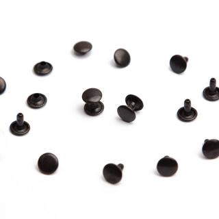 Set 50 riveti fata dubla 9mm, negru