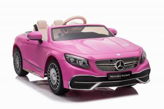 Masinuta electrica Mercedes S650 MAYBACH 90W 12V 7Ah PREMIUM  Roz