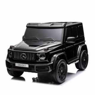Masinuta electrica pentru 2 copii Mercedes G63, 4x4, 800W, 24V-14Ah, cu Mp3, neagra