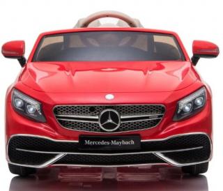 Masinuta electrica pentru copii, Mercedes S650 MAYBACH, putere 90W, baterie 12V, echipare Premium, rosie