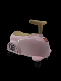 Masinuta premergator fara pedale, Kinderauto BabyCar, Rose Quartz