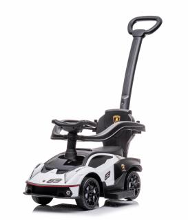 Masinuta premergator pentru copii, 2 in 1, Lamborghini Essenza SCV12, alba