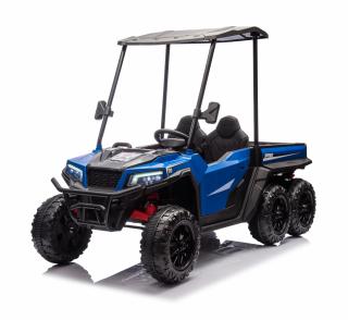 UTV electric pentru 2 copii Kinderauto Gladiator 180W 12V PREMIUM, culoare albastra