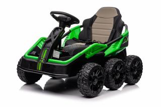 UTV electric pentru 2 copii Kinderauto MoonRider 6x6 180W 24V premium, verde