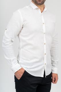 Camasa alba casual barbati regular fit  din in 2XL