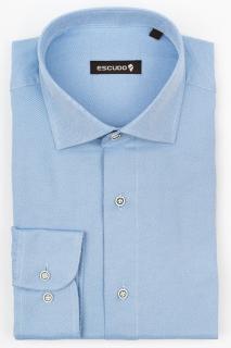 Camasa barbati regular fit bleu Oxford