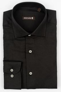 Camasa barbati slim neagra Oxford - 2XL