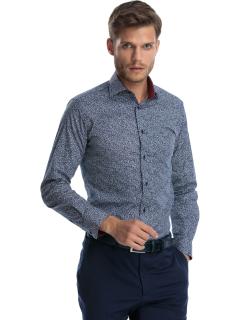 Camasa casual cu imprimeuri slim fit