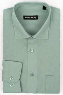 Camasa clasica verde slim fit