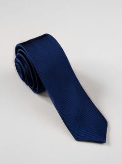 Cravata bleumarin uni ingusta