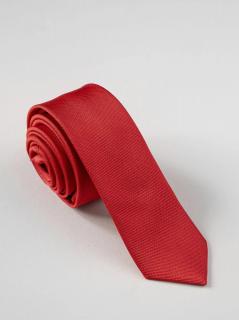 Cravata rosie uni ingusta