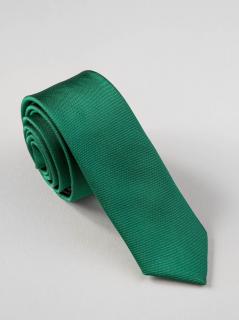 Cravata verde uni ingusta