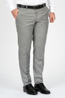 Pantaloni barbati stofa gri-petrol slim fit