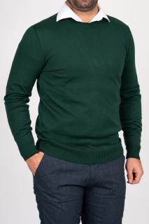 Pulover barbati slim fit verde