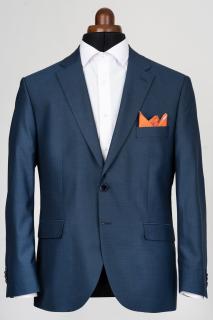 Sacou barbati regular fit bleumarin-pepit - Talia 2