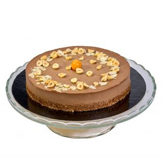 Tort raw vegan cu banane si carob
