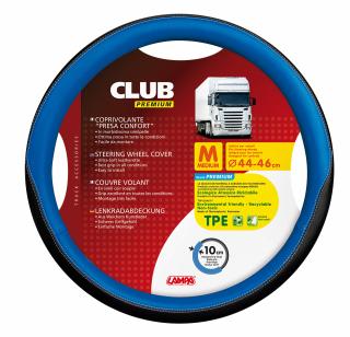 Husa volan camion Club premium - M - O 44 46cm - Albastru