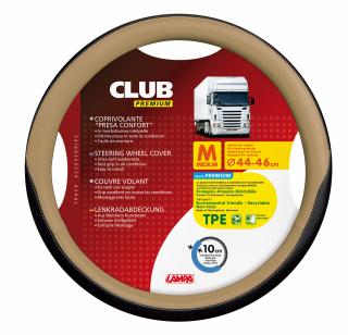 Husa volan camion Club premium - M - O 44 46cm - Bej