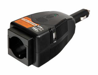 Invertor curent de la 12V la 220V 175W cu USB Lampa