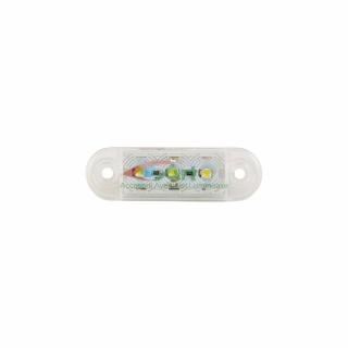 Lampa de pozitie alba 3 LED 12v-24v FR0171