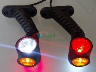 Lampa LED gabarit 3 functii cu brat lung LD 2174 Stanga