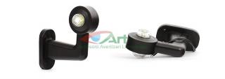 Lampa LED gabarit cu brat cot la 90 grade dreapta  stanga 1 led