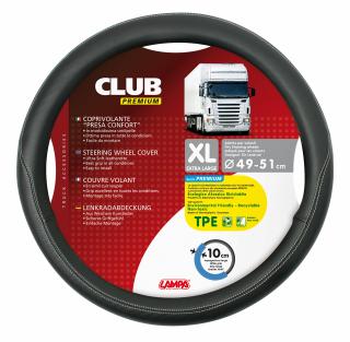 Manson volan camion Club premium - XL - O 49 51cm - Negru