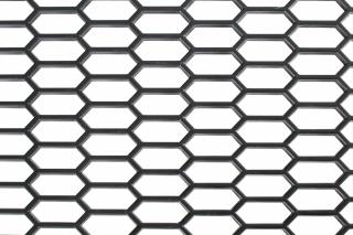 Plasa grila spoiler plastic Negru - Hexagon mare 15x35mm - 120x40cm