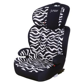 Scaun auto copil 2 in 1 Premium 742 Isofix ECE R44 04, 15-36 kg - Negru Alb