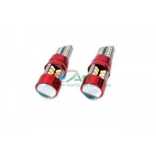 Set 2 becuri T10 27 LED 12-24v