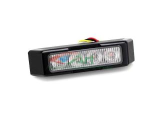 Stroboscop profesional 4LED-uri T4 Albastru Grila Politie SRI