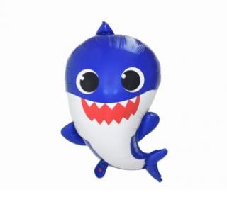 Balon folie Baby Shark albastru 70 cm