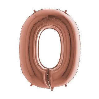 Balon folie cifra rose gold 40 cm