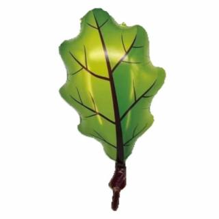 Balon folie frunza toamna verde 53 x 40 cm