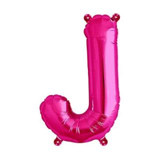 Balon folie litera J roz 40cm