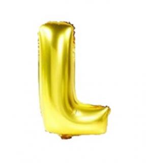 Balon folie litera L auriu 40cm