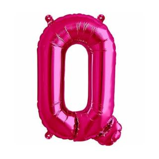 Balon folie litera Q roz 40cm