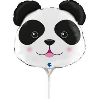 Balon folie mini figurina cap panda 26   26 cm