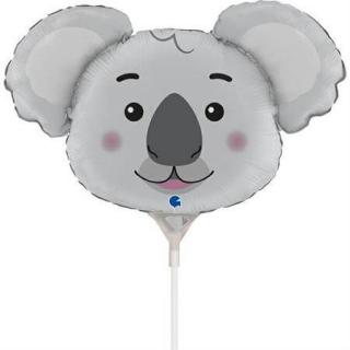 Balon folie mini figurina cap urs koala 40   25 cm