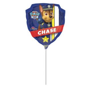 Balon folie mini figurina insigna Paw Patrol 25 x 28 cm