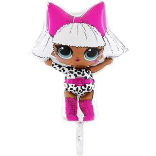 Balon folie mini figurina LOL Surprise Diva 41 cm