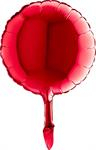 Balon folie mini rotund rosu 24 cm