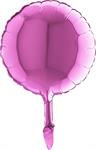 Balon folie mini rotund roz 24 cm