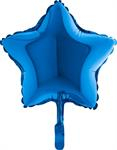 Balon folie mini stea albastra 24 cm