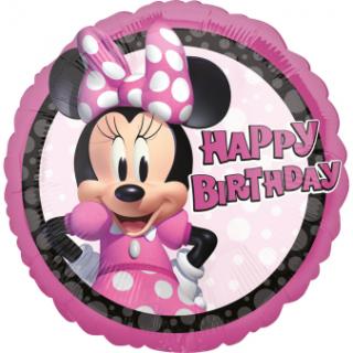 Balon folie Minnie Mouse Happy Birthday Forever 43 cm